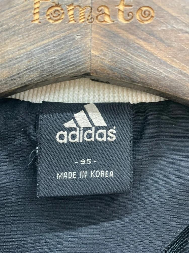 아디다스 로고 우븐 바람막이 집업 자켓 검흰 오레오 95 7