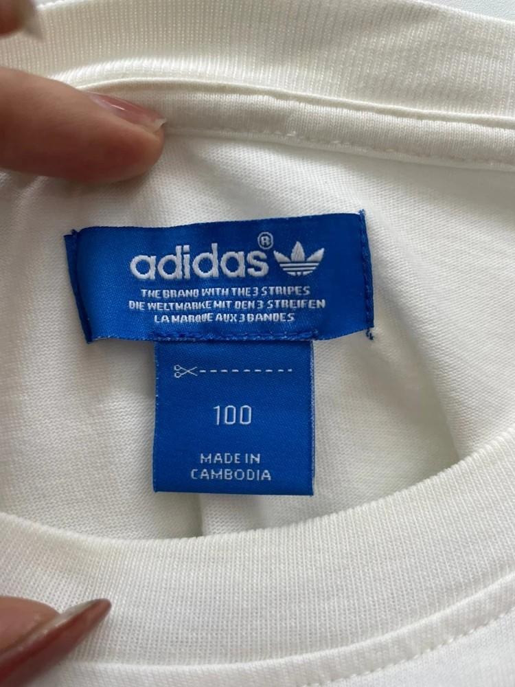 100 공용 빈티지 아디다스 ADIDAS 반팔 티 화이트 7