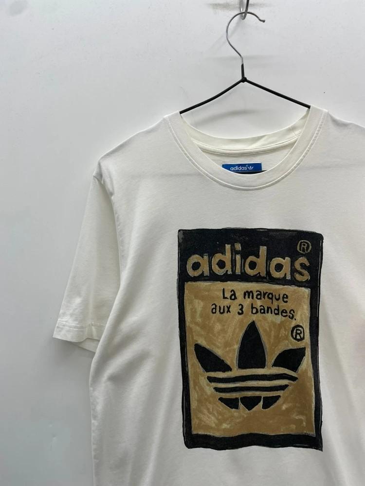 100 공용 빈티지 아디다스 ADIDAS 반팔 티 화이트 6