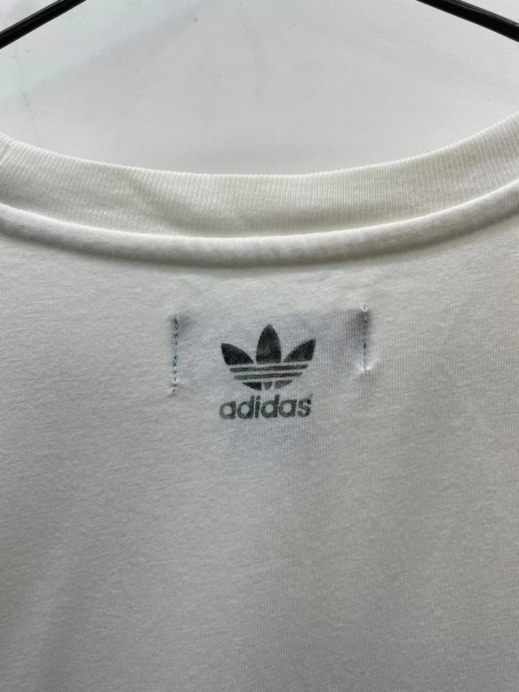 100 공용 빈티지 아디다스 ADIDAS 반팔 티 화이트 3