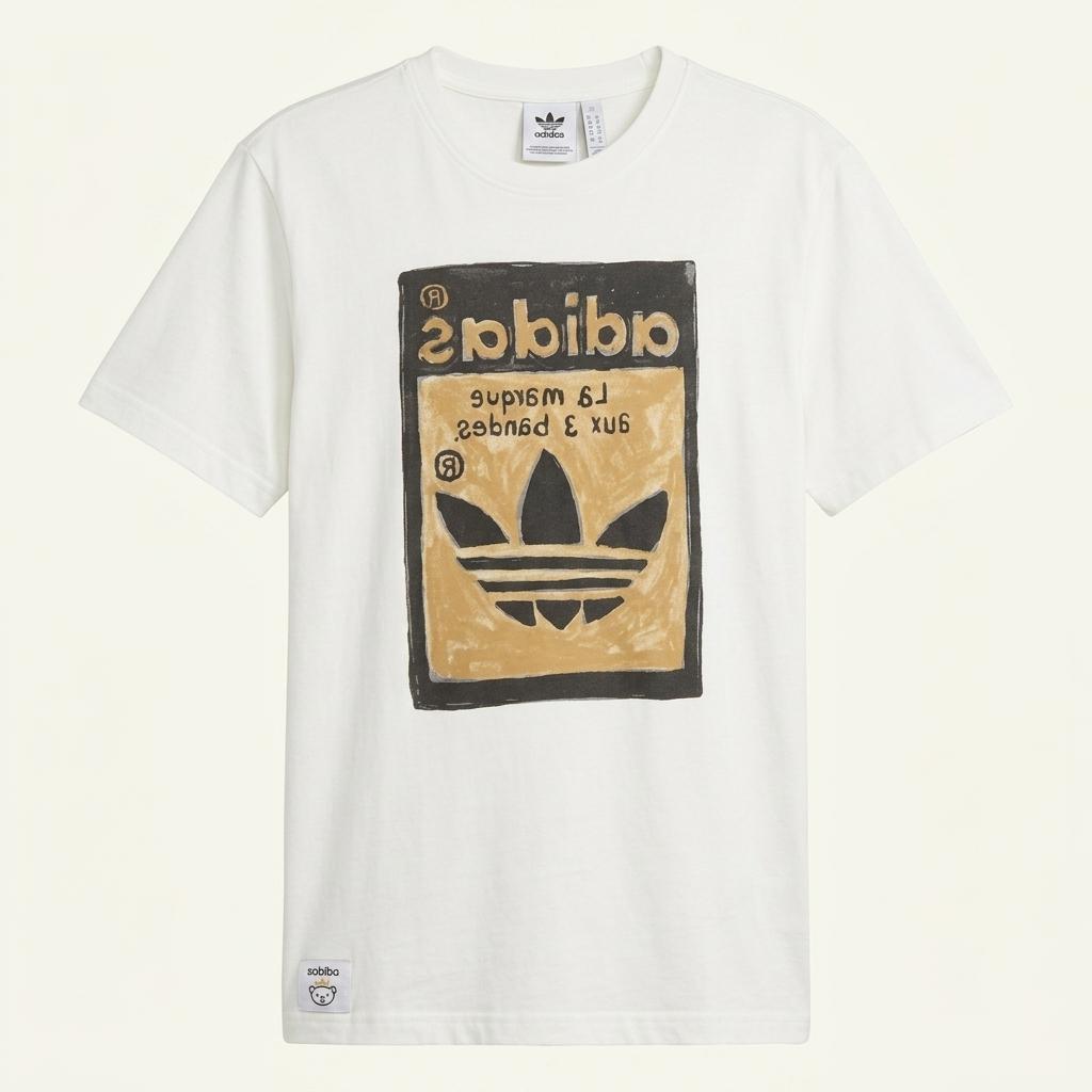 100 공용 빈티지 아디다스 ADIDAS 반팔 티 화이트 1