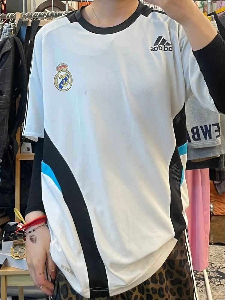 00s adidas 게임 셔츠 레알 마드리드 올드스쿨 기능성 반팔 축구룩 2