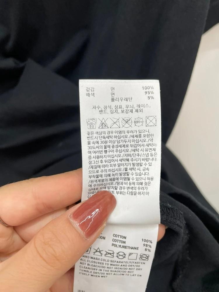미디움 골스튜디오 로고 기능성 반팔티셔츠 블랙 9