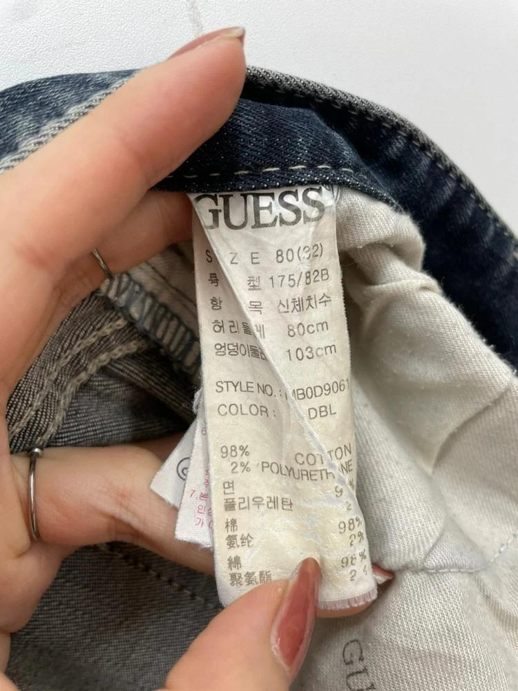32 게스 올드스쿨 일자 슬림핏 데님 팬츠 빈티지룩 11