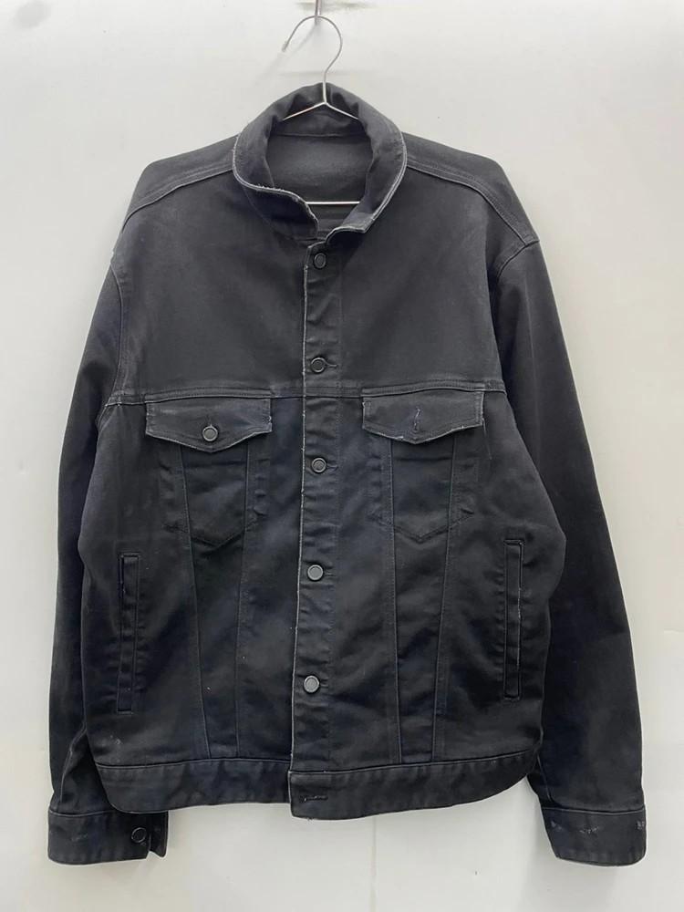 105 XL 지드래곤 x 에잇세컨즈 콜라보 데미지 디스 블랙 데님자켓 4