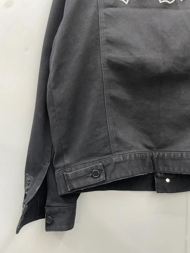 105 XL 지드래곤 x 에잇세컨즈 콜라보 데미지 디스 블랙 데님자켓 3