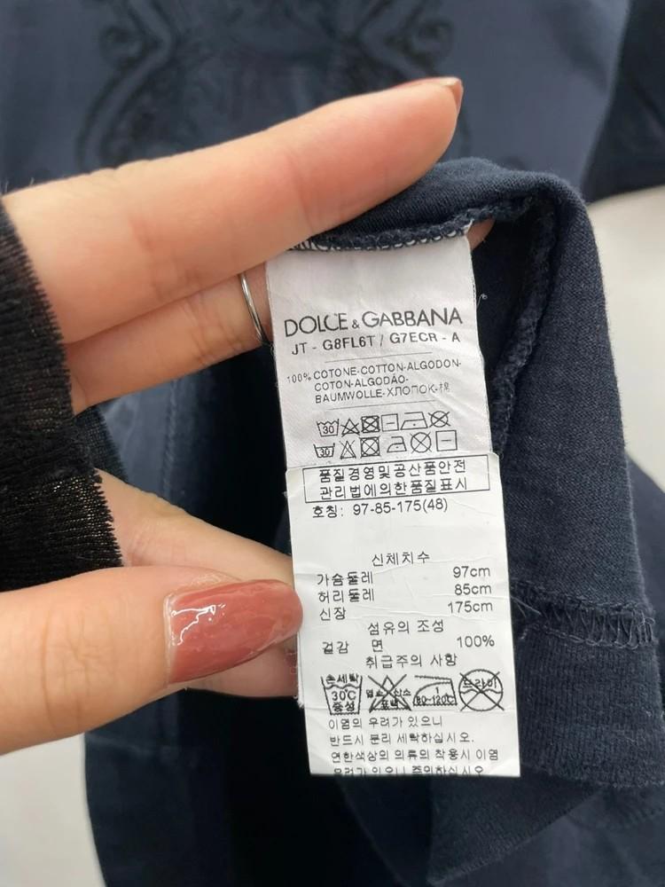48 돌체앤가바나 세인트 메리 바로크 티 블랙 공용 반팔티셔츠 7