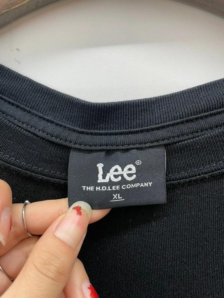 xl LEE 스몰 트위치 로고 티셔츠 블랙 9
