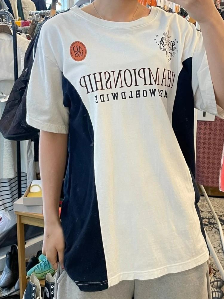 미디움 아메스 월드와이드 베이스볼 챔피언쉽 배색 반팔 티셔츠 2