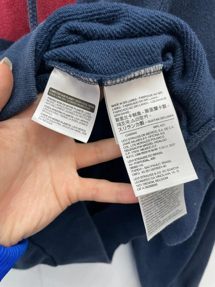 미디움 리바이스 빅로고 프린팅 후드티 9