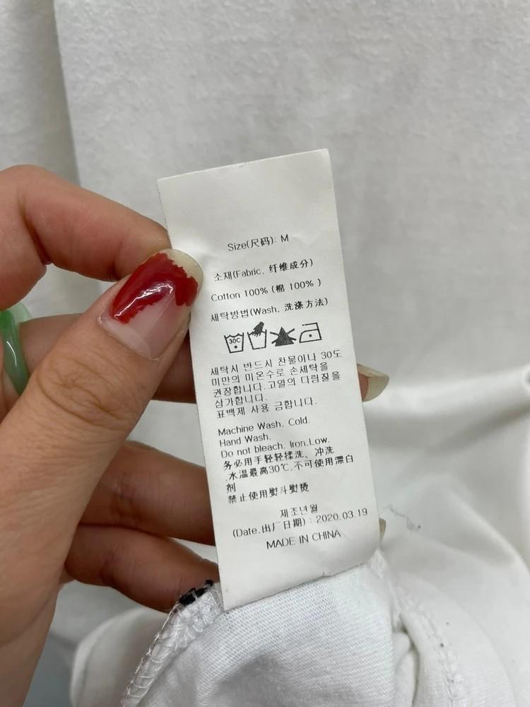 미디움 로맨틱 크라운 자수 로고 오버핏 반팔 티셔츠 7