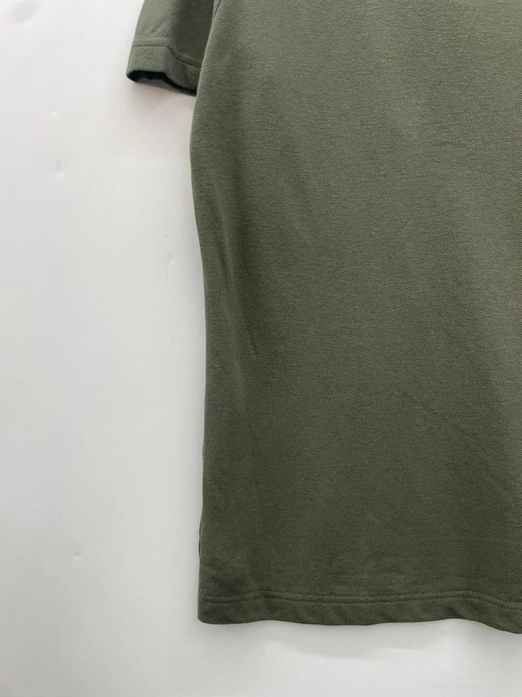 미디움 하이드로겐 오버핏 해골 카라 반팔티셔츠 카키 4