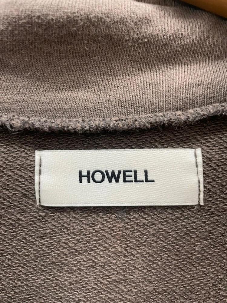 프리 howell 오버핏 반집업 티셔츠 브라운 9