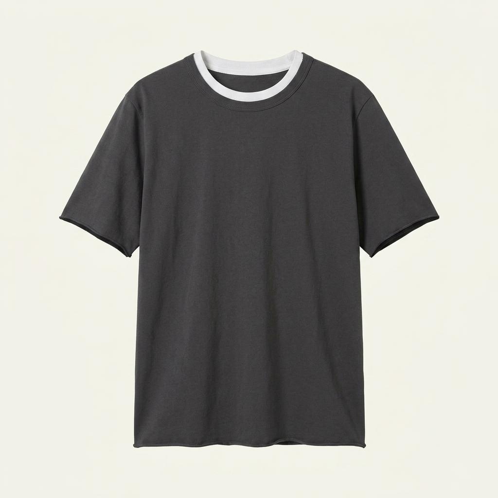 46 마르니 레이어드 오버핏 무지 반팔티셔츠 1