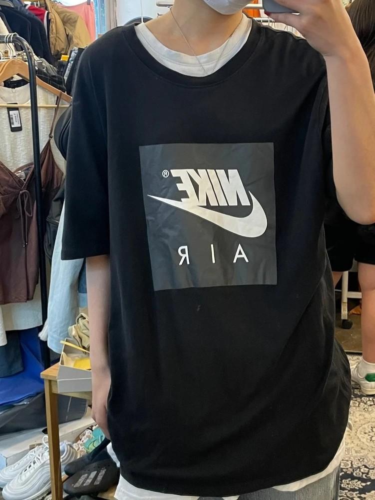 xl 나이키 남성 프린팅 반팔 티셔츠 블랙 2