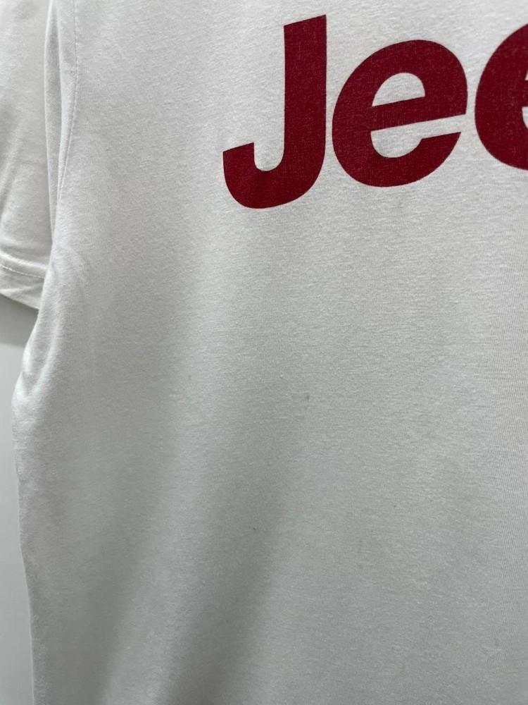 스몰 jeep 로고 오버핏 화이트 반팔티셔츠 8