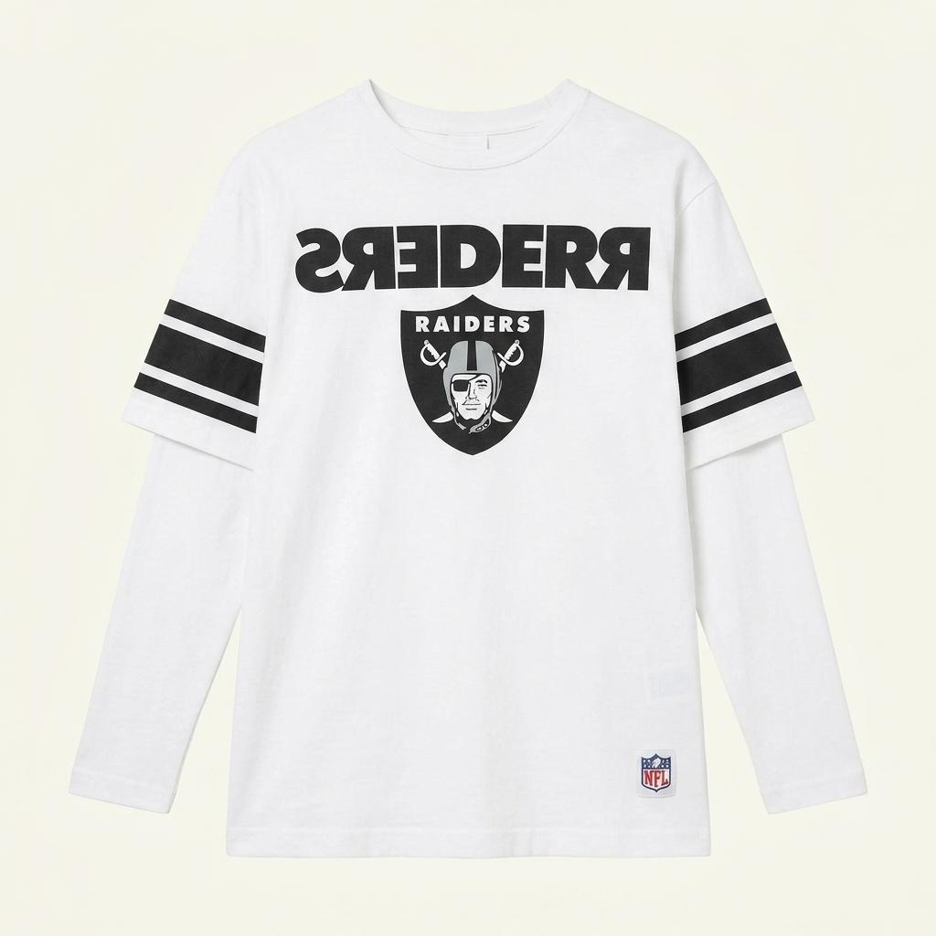 AVIREX × NFL 콜라보 라스베가스 레이더스 티셔츠 1