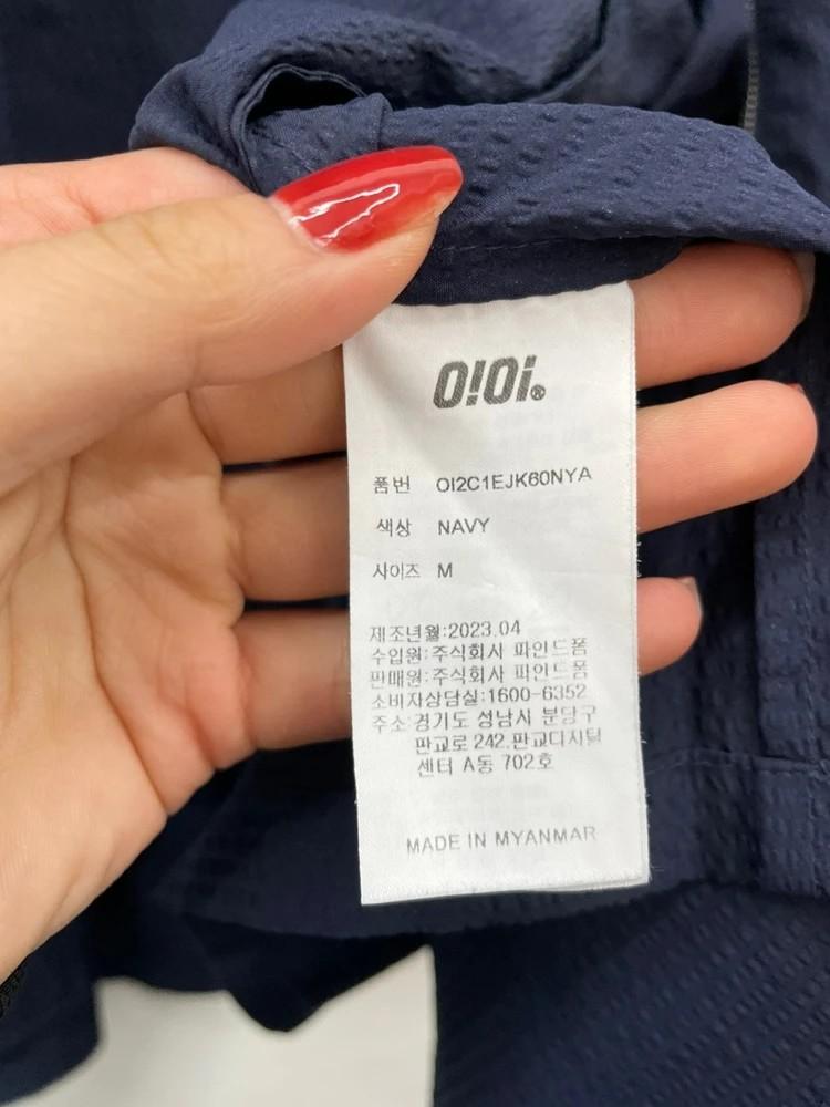 미디움 오아이오아이 컬랙션 패치 시어서커 집업_아이보리 10