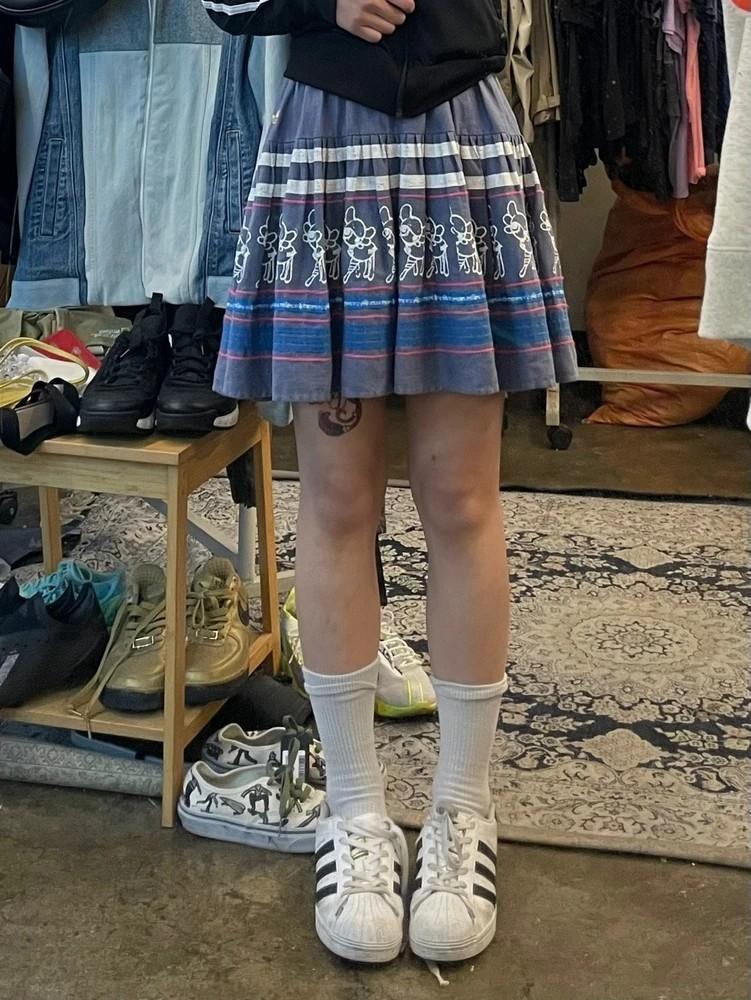 85 adidas 콜라보 스커트 팬츠 일본빈티지 에이라인 2
