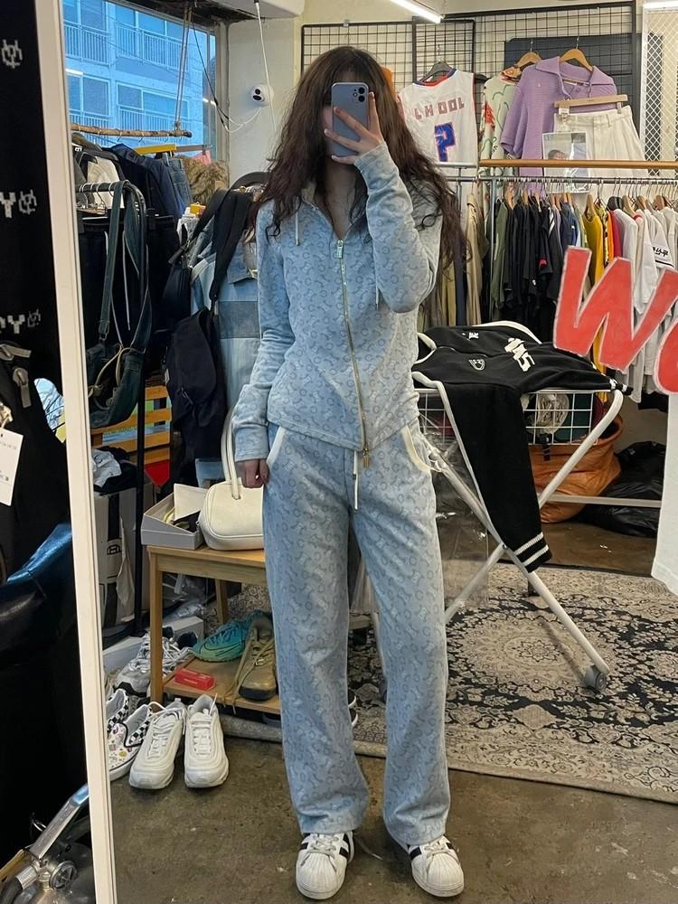 스몰 셀린느 마카담 모노그램 후드집업 셋업 세트 2