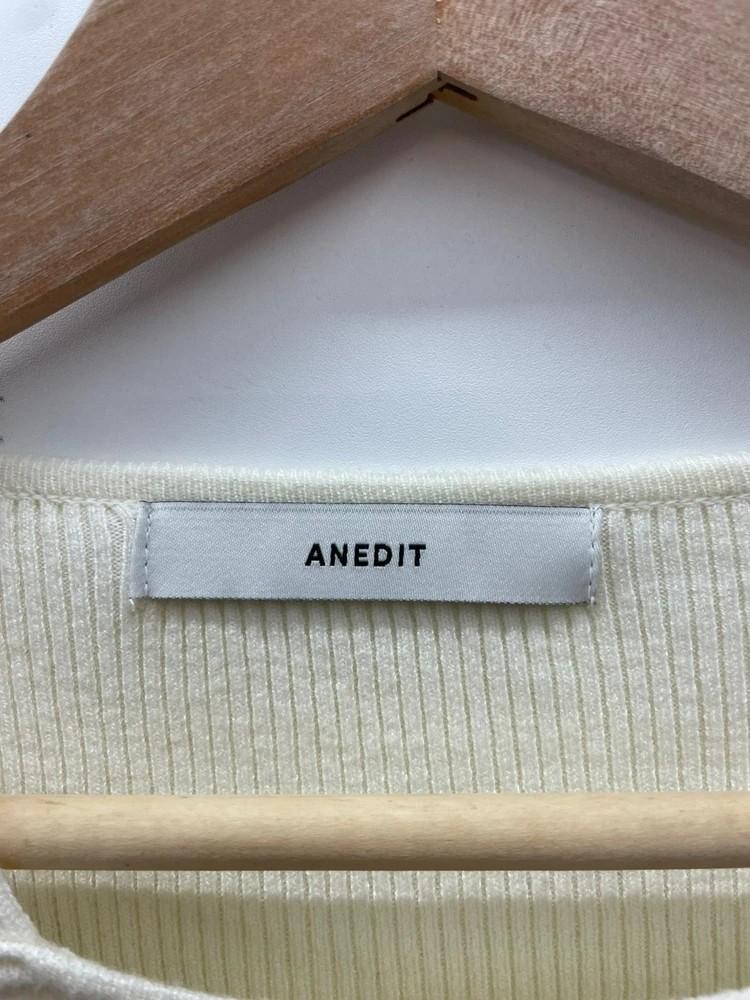 ANEDIT 스퀘어 넥 니트 여자 아이보리 9