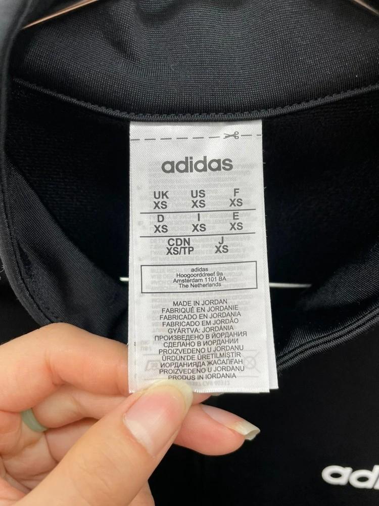 xs 아디다스 삼선 트랙탑져지 블랙 9