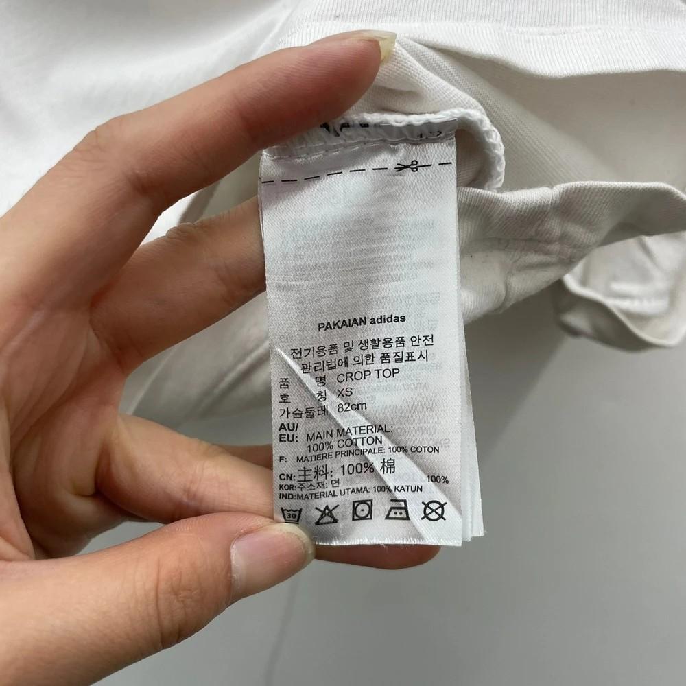 xs 아디다스 링거티 여자 크롭 반팔티셔츠 11
