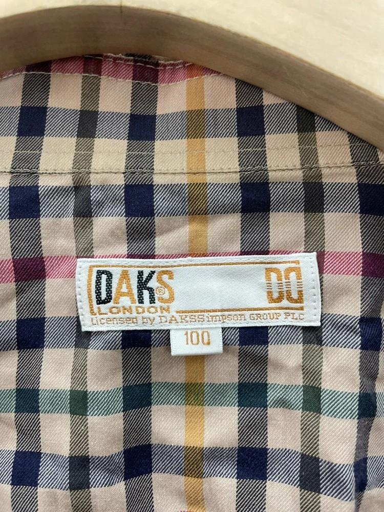 100 DAKS 닥스 남자 셔츠 반팔 레이온 올드스쿨 9