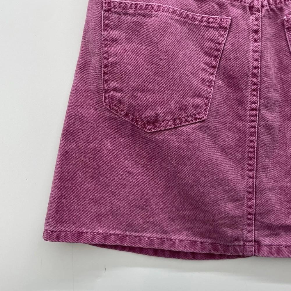 스몰 vtg 피그먼트 워싱 데님 미니스커트 6