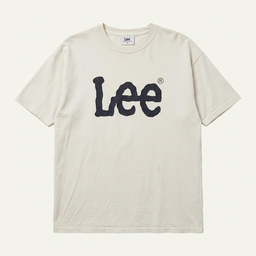 미디움 LEE 빅로고 오버핏 반팔티셔츠 빈티지 1