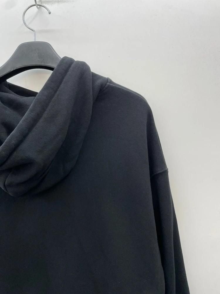 1 키르시 정품 신형 오버핏 후디 후드티셔츠 블랙 3