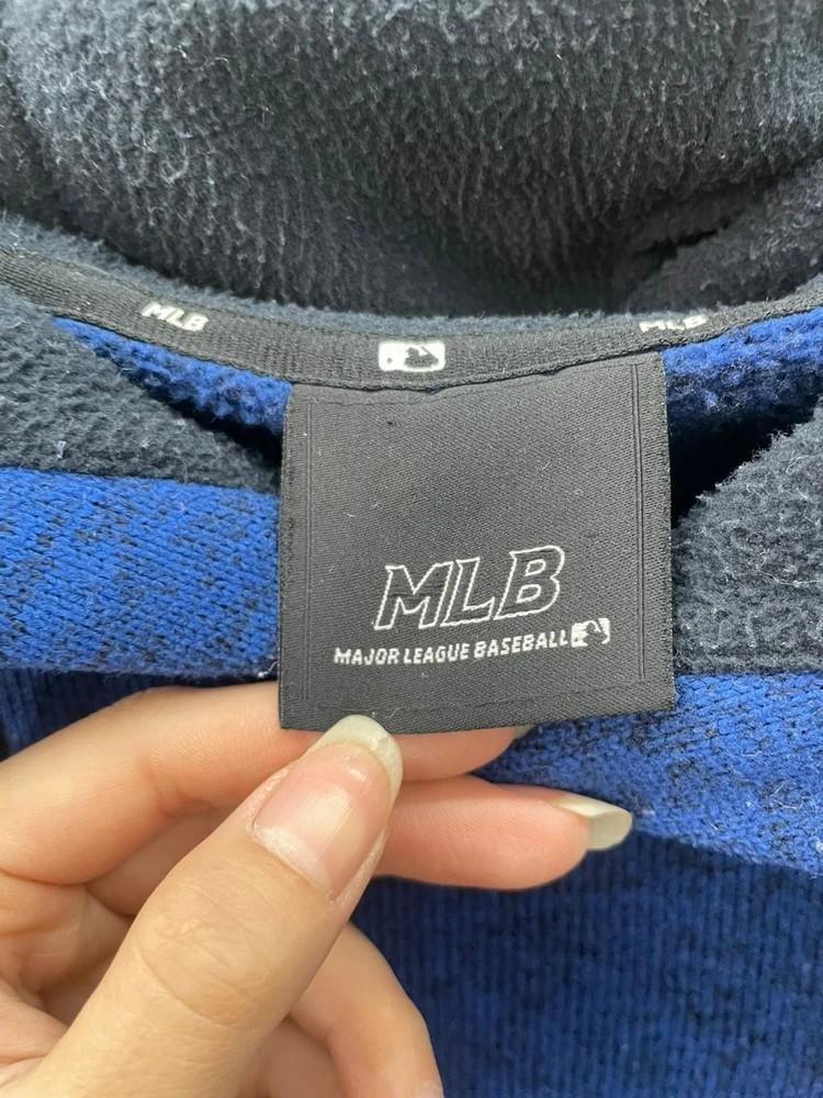 95 mlb 오버핏 la 블루 후디 후드티셔츠 플리스 8