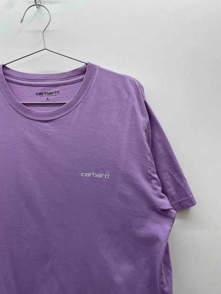 라지 칼하트 오버핏 퍼플 반팔티셔츠 보라색 8