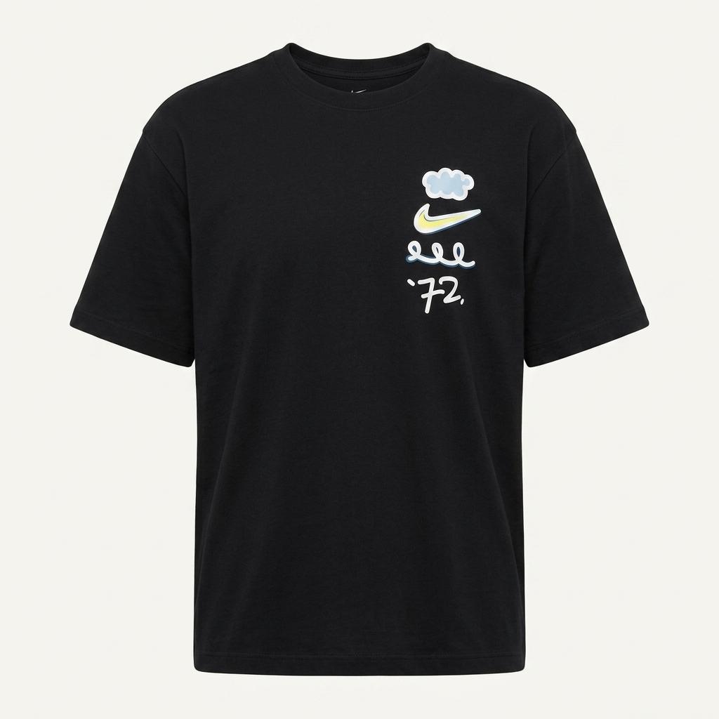 xxl NIKE 리턴 페인팅 스우시 면 반팔 티셔츠 1