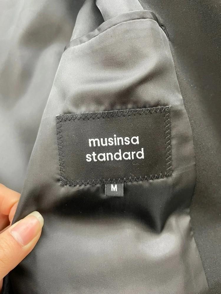 미디움 무신사스탠다드 셋업 자켓 블랙 9