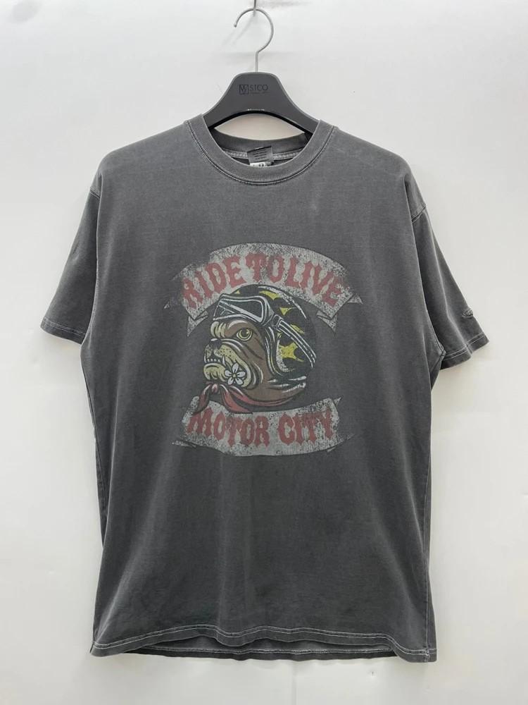 미디움 아웃스탠딩 피그먼트워싱 불독 티셔츠 3