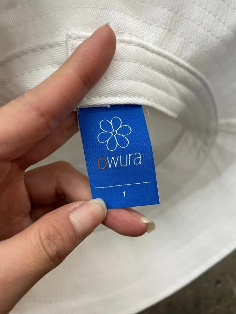 프리 owura 아우라 화이트 벙거지 볼캡 모자 화이트 5