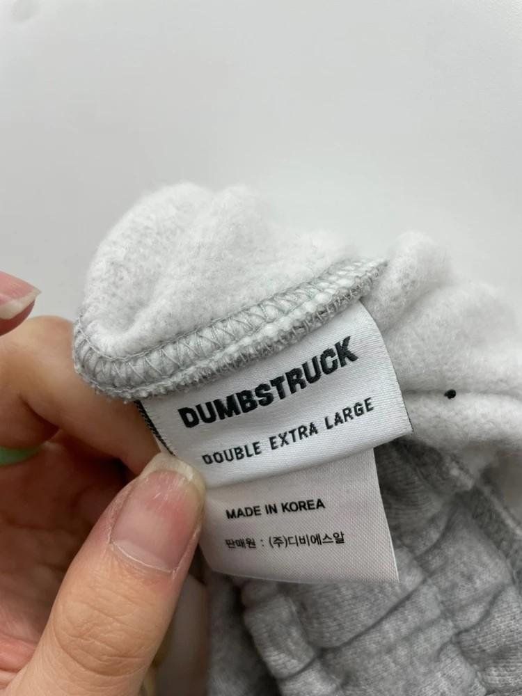 라지 새상품 덤브스트럭 DBSR 자수로고 릴렉스드 와이드 팬츠 3