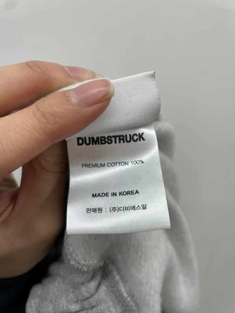 라지 새상품 덤브스트럭 DBSR 자수로고 릴렉스드 와이드 팬츠 5