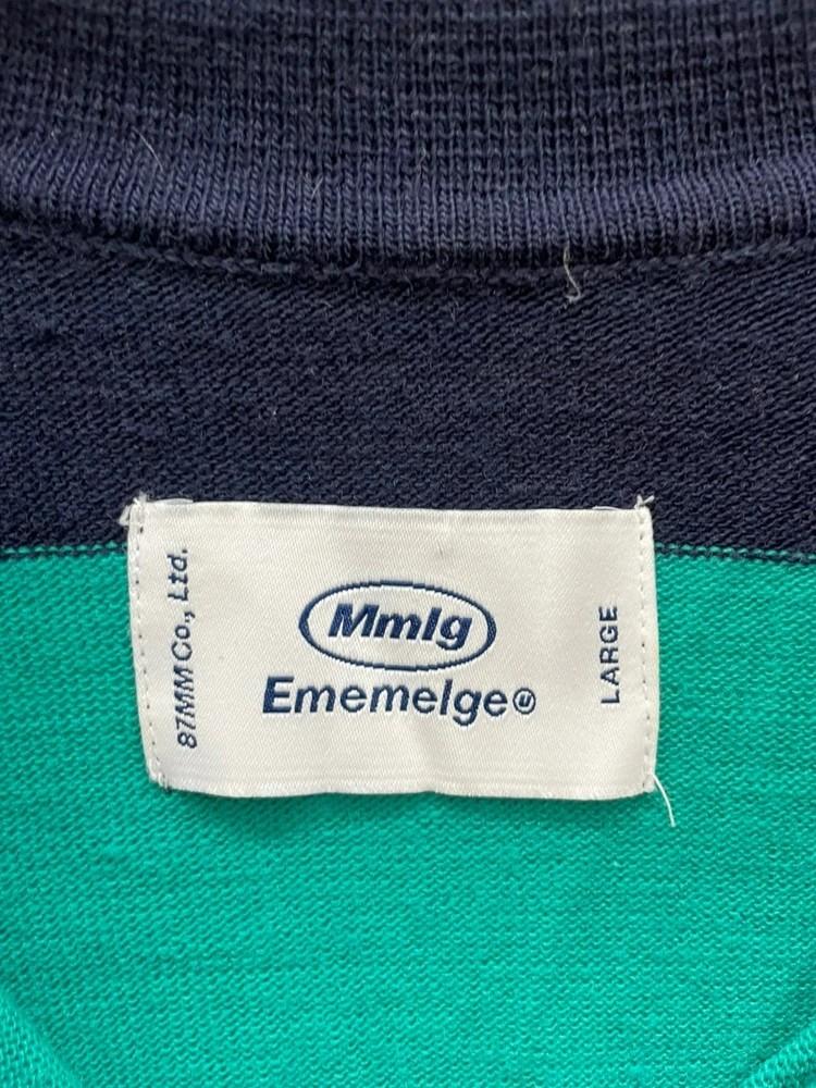 라지 mmlg c 레빗 오버핏 스트라이트 반팔니트 9
