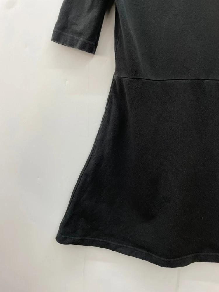 36 라코스테 여자 미니 반팔 여름 원피스 블랙 5