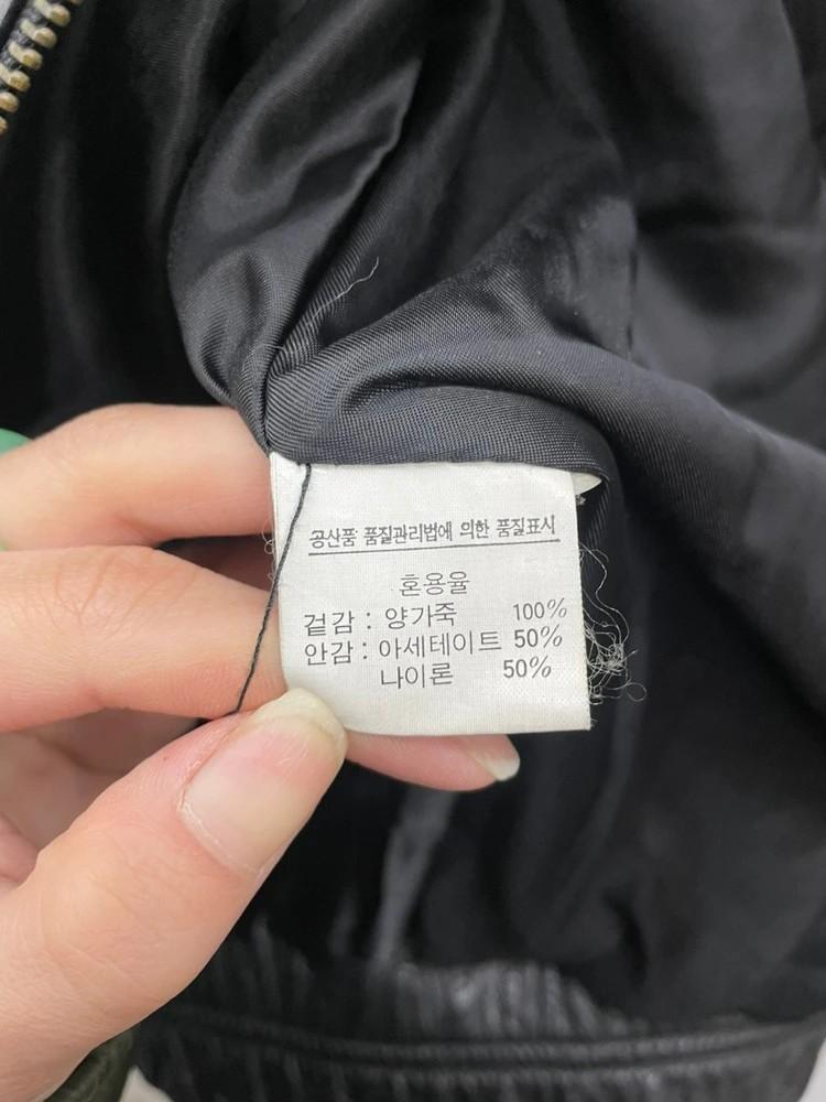 양가죽 레더 트러커 자켓 점퍼 블랙 올드스쿨 빈티지룩 11