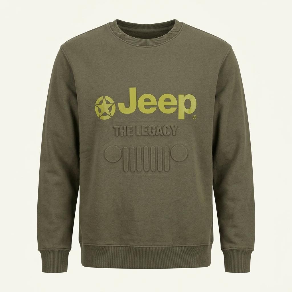 라지 지프 JEEP 정품 로고 맨투맨 오버핏 티셔츠 1