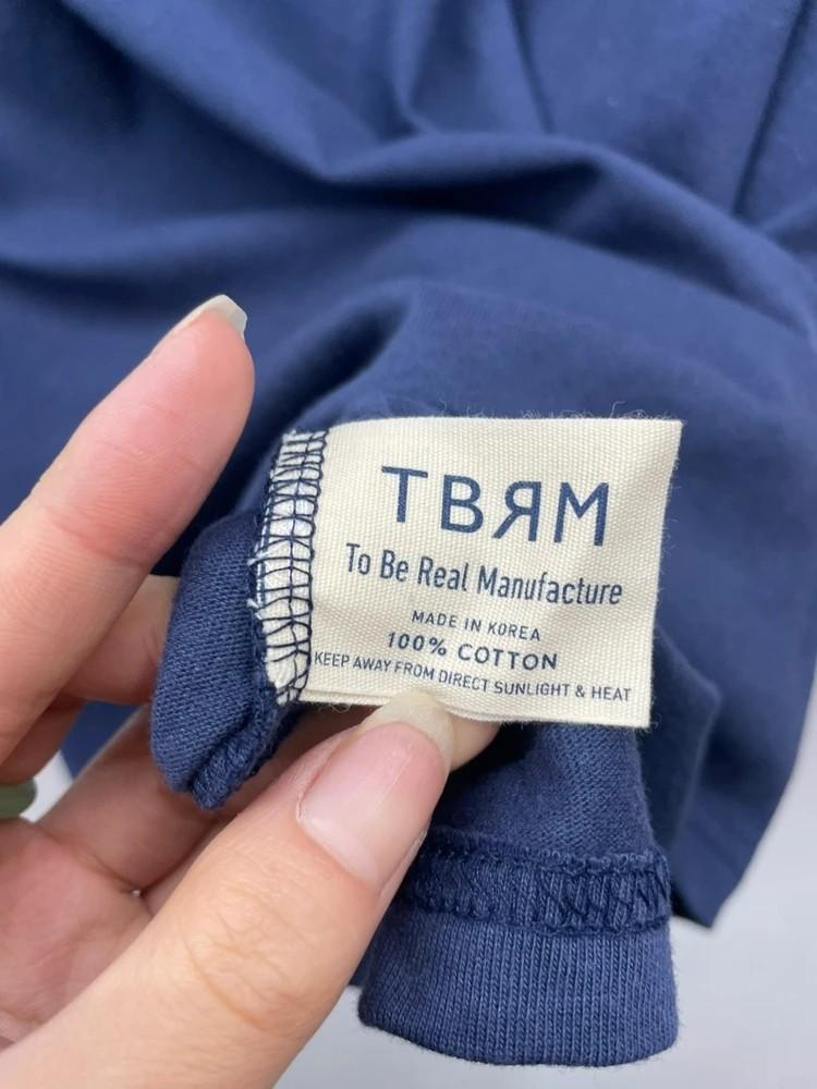 라지 TBRM 오버핏 무지 반팔티셔츠 10