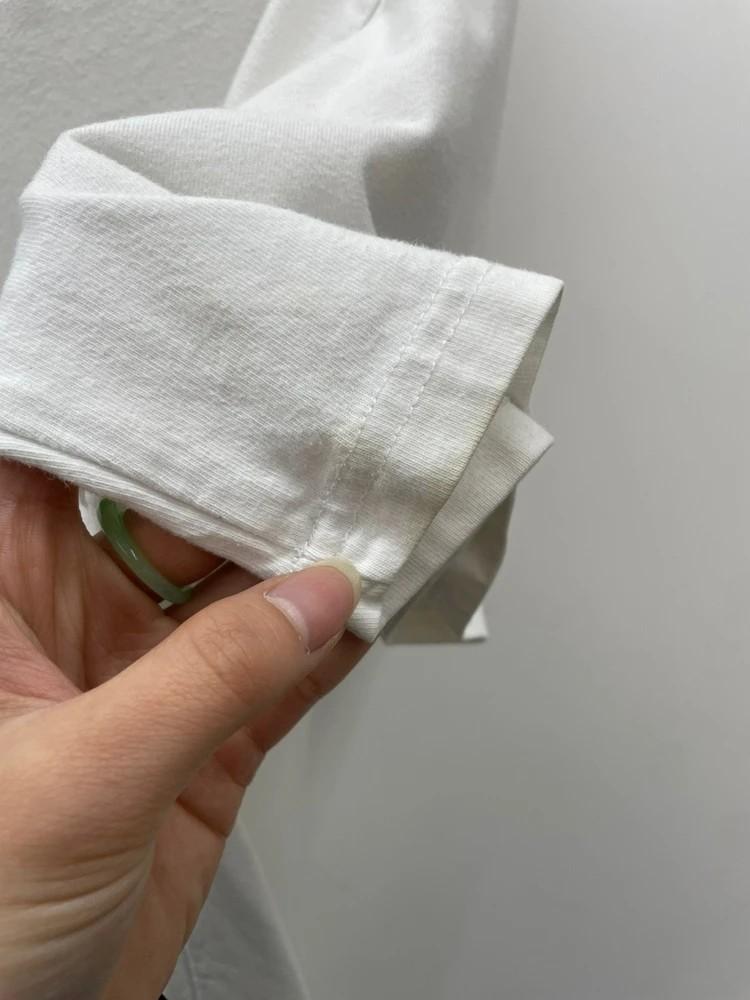라지 커버낫 오버핏 반팔티셔츠 화이트 3