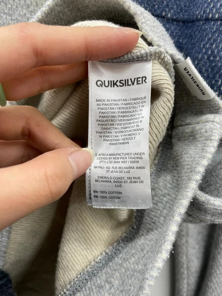 QUIKSILVER 오버핏 여자 아동 맨투맨 티셔츠 그레이 10