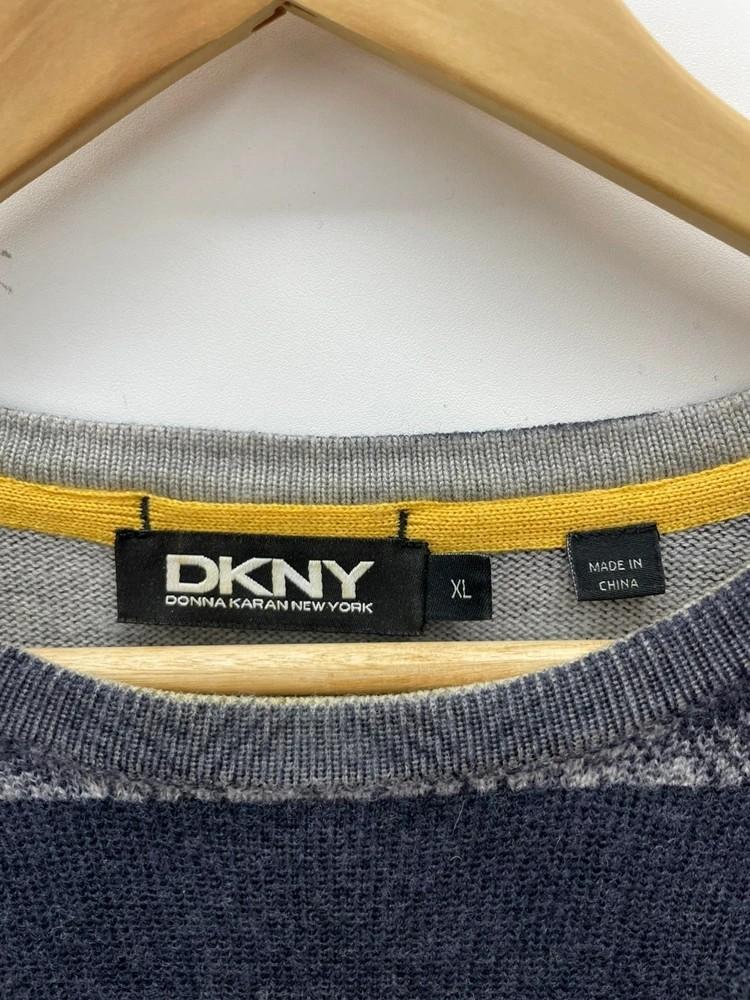 xl 90s DKNY 셔츠 남성 라지 그레이 블루 스트라이프 코튼 니트 10