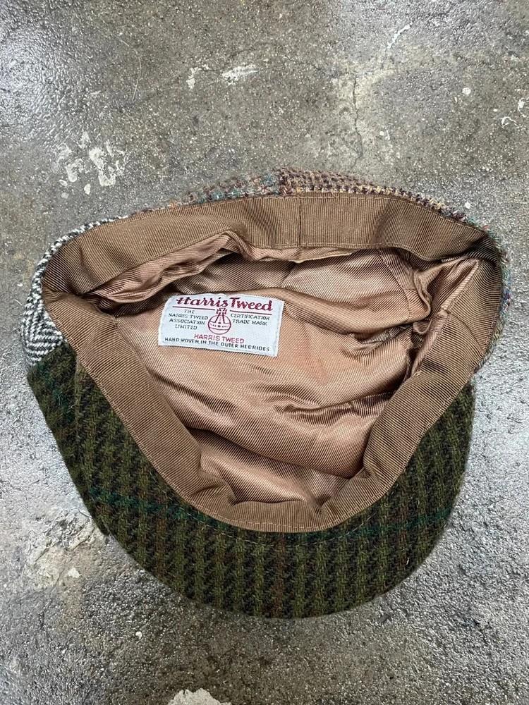 80s 90s Harris Tweed 헤리스트위드 벙거지 모자 3