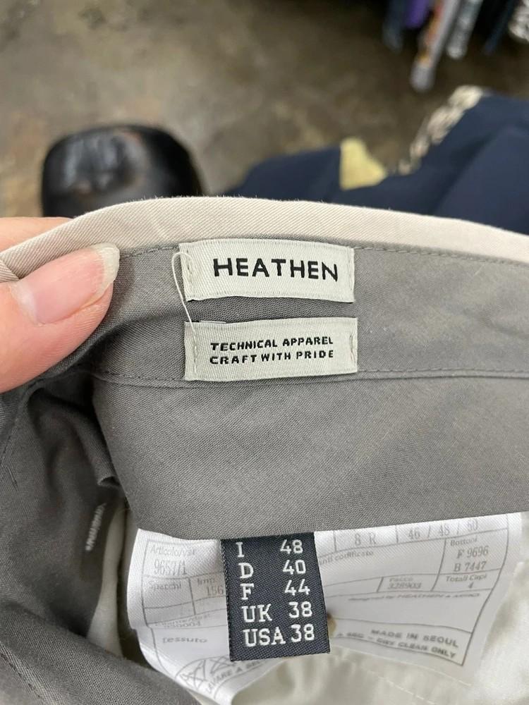 38 heathen 남자 슬림핏 정장 코디 팬츠 11