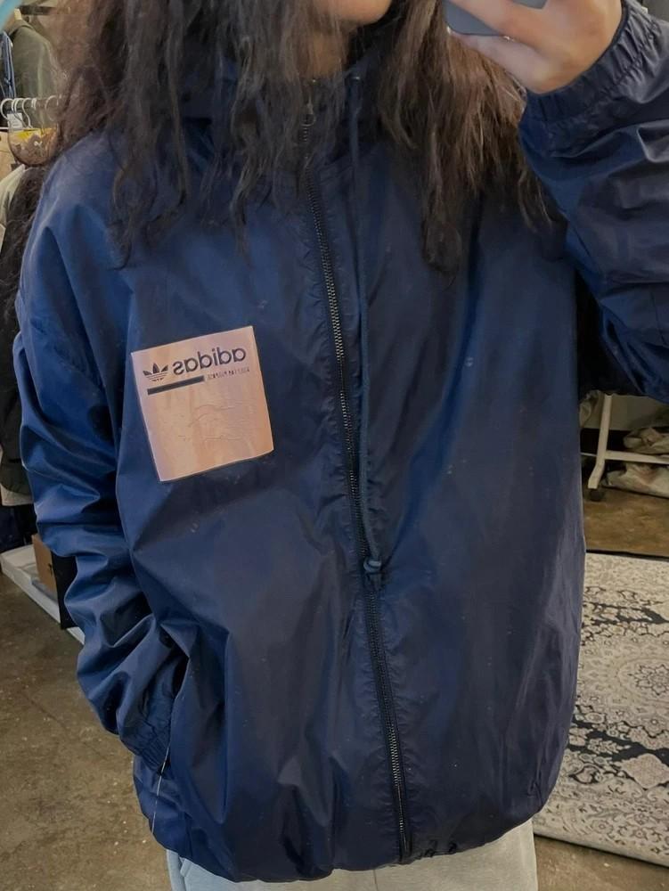 XL 아디다스 오리지널스 오버핏 플리스 블루 빈티지룩 해외판 2